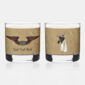 Flying Moose Bush Pilot Whiskyglas (Rückseite)