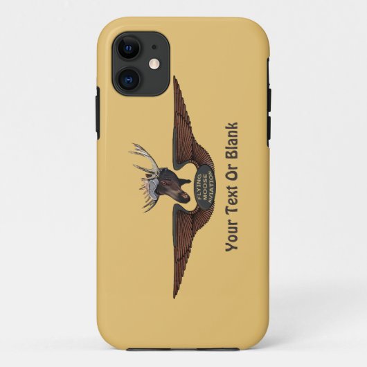 Flying Moose Bush Pilot Wings Case-Mate iPhone Hülle (Rückseite)