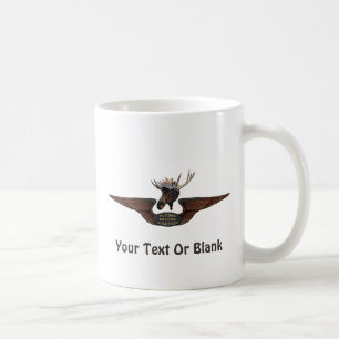 Flying Moose Bush Pilot Wings Kaffeetasse