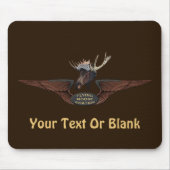 Flying Moose Bush Pilot Wings Mousepad (Vorne)