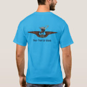 Flying Moose Bush Pilot Wings T-Shirt (Rückseite)