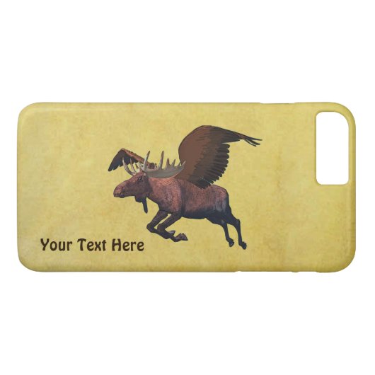 Flying Moose Case-Mate iPhone Hülle (Rückseite (Horizontal))