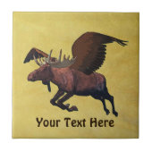 Flying Moose Fliese (Vorderseite)