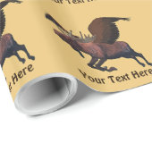 Flying Moose Geschenkpapier (Rolleneckpunkt)