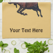 Flying Moose Handtuch (Gefaltet)