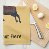 Flying Moose Handtuch (Viertel Falte)