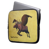 Flying Moose Laptopschutzhülle (Vorderseite Links)