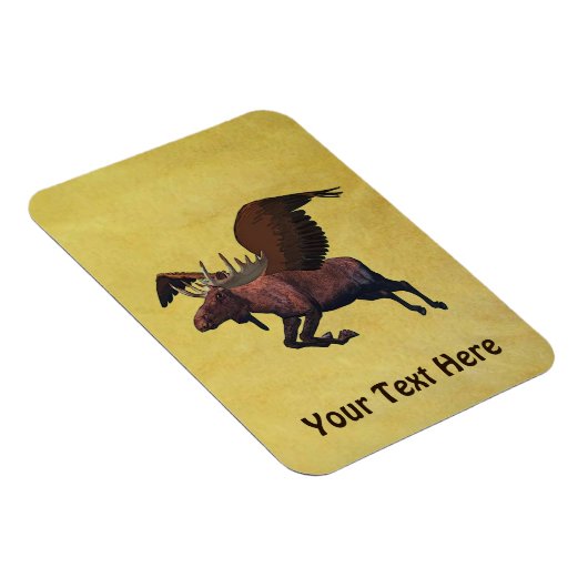 Flying Moose Magnet (Rechte Seite)