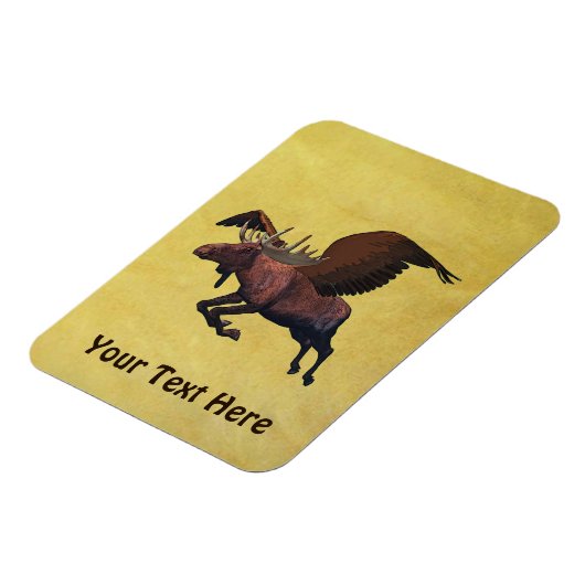 Flying Moose Magnet (Linke Seite)