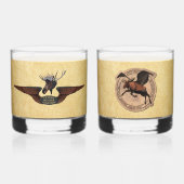 Flying Moose Pilot Wings Whiskyglas (Vorderseite)