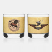 Flying Moose Pilot Wings Whiskyglas (Rückseite)