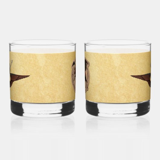 Flying Moose Pilot Wings Whiskyglas (Links)