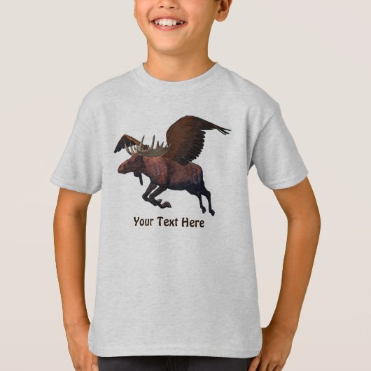 Flying Moose T-Shirt (Vorderseite)