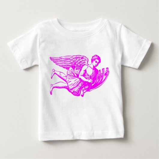 Flying Musical Angel Baby T-shirt (Vorderseite)