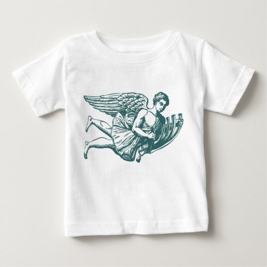 Flying Musical Angel Baby T-shirt (Vorderseite)