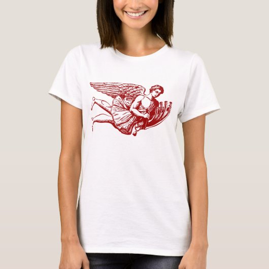 Flying Musical Angel T-Shirt (Vorderseite)