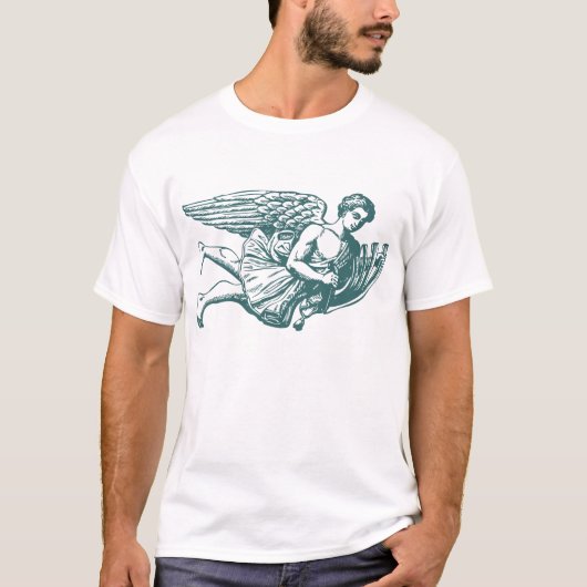 Flying Musical Angel T-Shirt (Vorderseite)