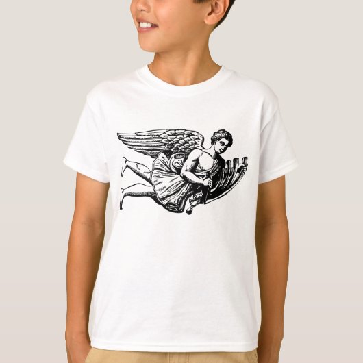 Flying Musical Angel T-Shirt (Vorderseite)