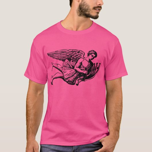 Flying Musical Angel T-Shirt (Vorderseite)