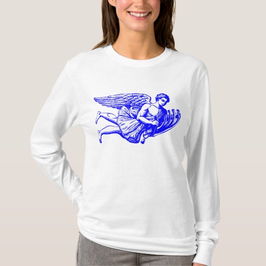 Flying Musical Angel T-Shirt (Vorderseite)