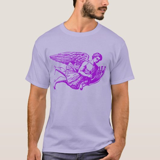 Flying Musical Angel T-Shirt (Vorderseite)