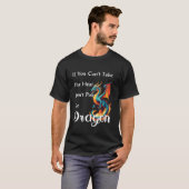 Flying Mythical Creature Cool Dragon Flame Spewing T-Shirt (Vorne ganz)