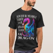Flying Mythical Creature Cool Dragon Flame Spewing T-Shirt (Vorderseite)