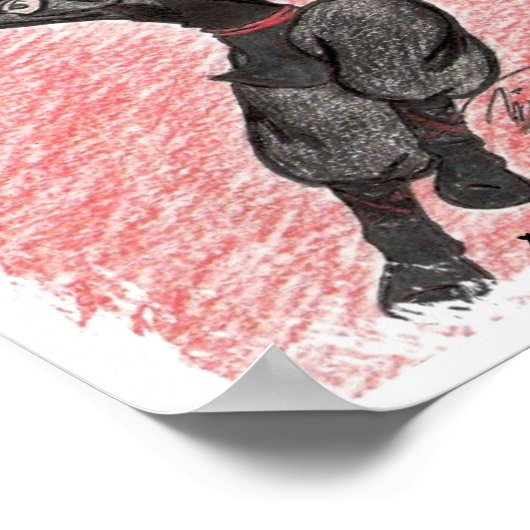 Flying Ninja Poster (Ecke)