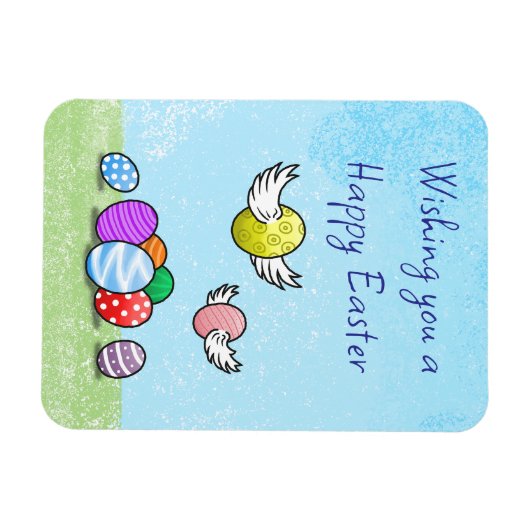 Flying Oaster Eggs Magnet (Horizontal)
