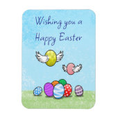 Flying Oaster Eggs Magnet (Vertikal)