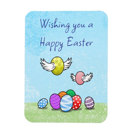 Flying Oaster Eggs Magnet (Vertikal)
