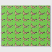 Flying Oriental Roller Pigeon Almond Geschenkpapier (Flach)