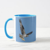 Flying Osprey & Fish Wildlife Fotogray Tasse (Links)