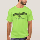 Flying Osprey Raptor Bird-Lover Shirt (Vorderseite)