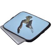 Flying Osprey Raptor Wildlife Sleeve (Vorne Knopf)
