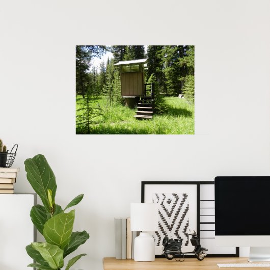 Flying Outhouse Poster (Heimbüro)