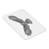 Flying Owl Zendoodle Magnet (Rechte Seite)
