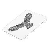 Flying Owl Zendoodle Magnet (Linke Seite)