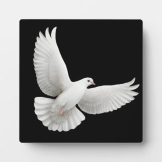 Flying Peace Dove individuell anpassbare Plaque Fotoplatte