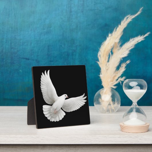 Flying Peace Dove individuell anpassbare Plaque Fotoplatte (InSitu)