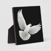 Flying Peace Dove individuell anpassbare Plaque Fotoplatte (Vorderseite)