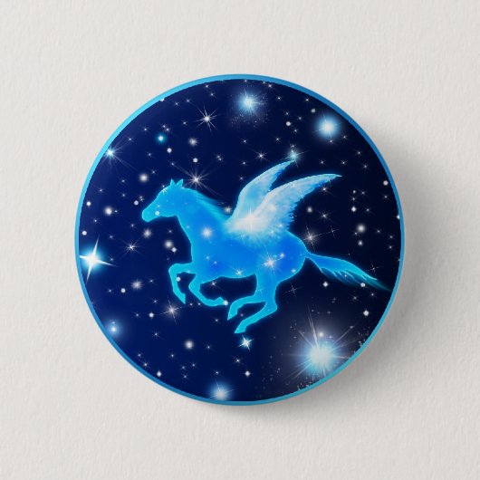 Flying Pegasus Button (Vorderseite)