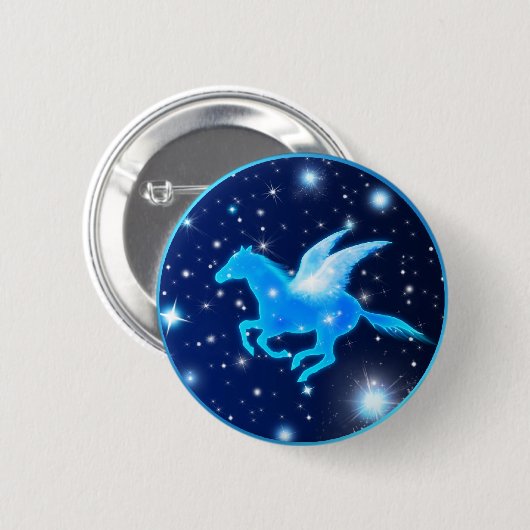 Flying Pegasus Button (Vorne & Hinten)