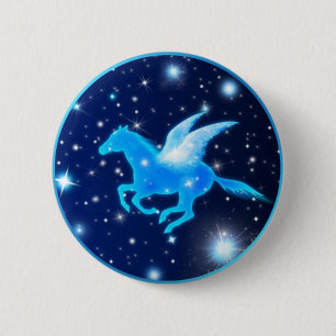 Flying Pegasus Button