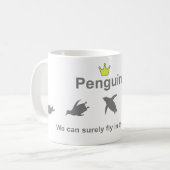 Flying Penguin2 g5 Kaffeetasse (Vorderseite Links)