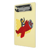 Flying penguin cartoon mini clipboard mini klemmbrett (Gewinkelt2)