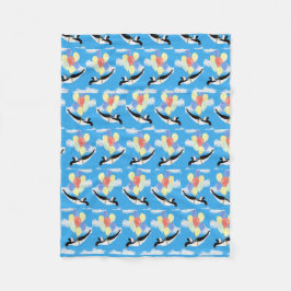 Flying Penguin Teddy Bear  Fleecedecke