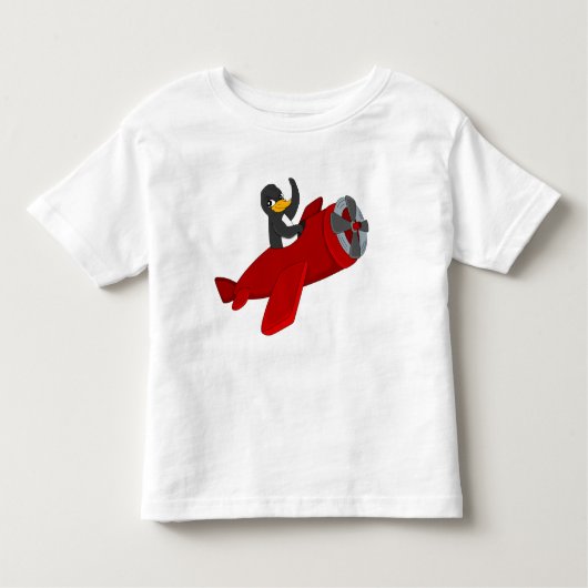 Flying penguing cartoon toddler t-shirt (Vorderseite)