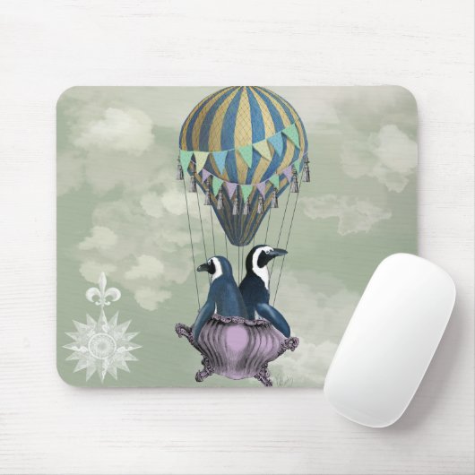 Flying Penguins 2 Mousepad (Mit Mouse)