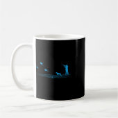Flying Pheasant Graphic Upland Bird Hunter Hun Hun Kaffeetasse (Links)
